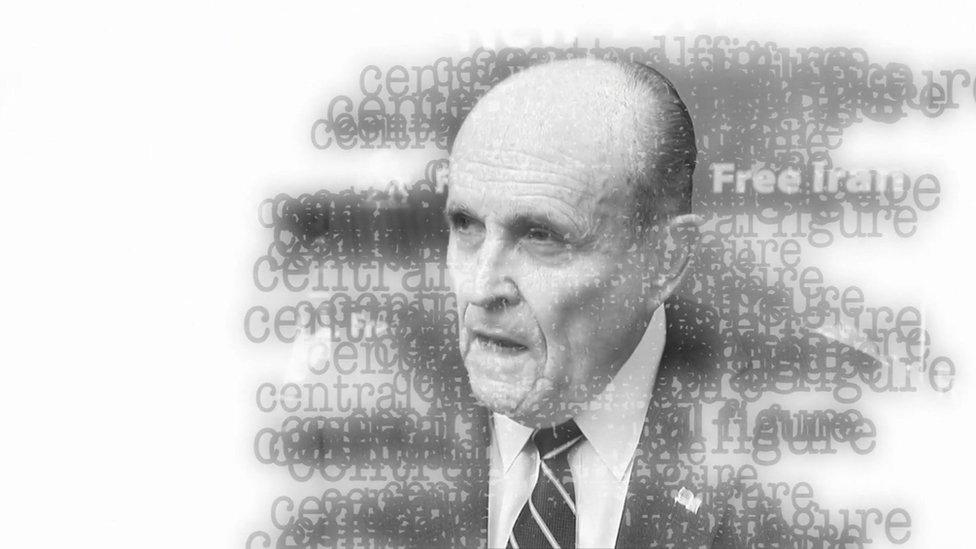 Artistic image of Rudy Giuliani