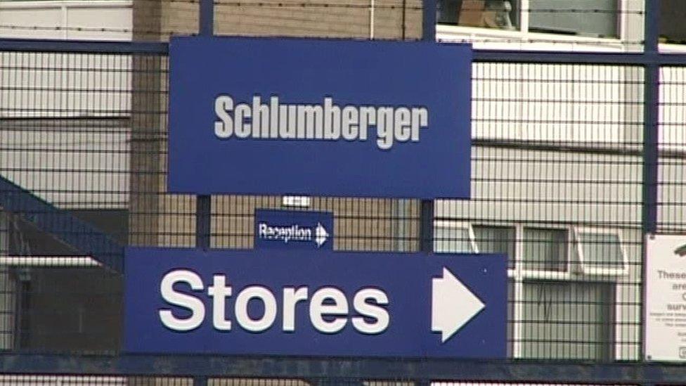 Schlumberger sign