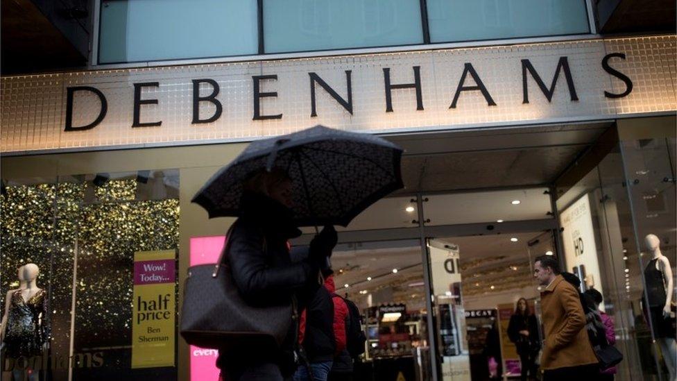 Debenhams Oxford Street store