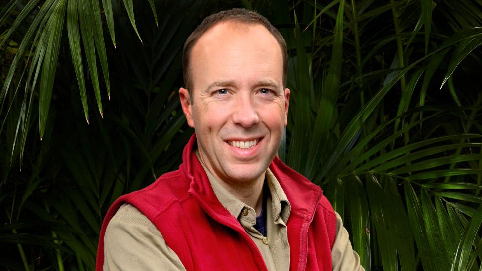 Matt Hancock in I'm A Celebrity