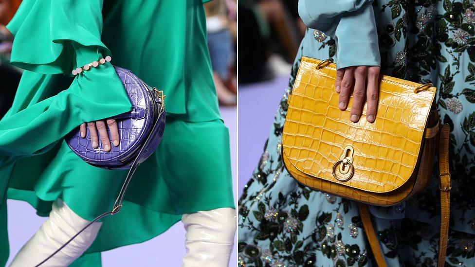 Mulberry bags at London Fashion Week