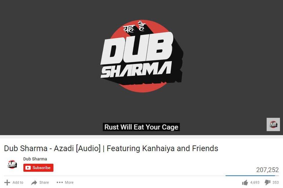 YouTube screenshot of a remix by Siddharth Sharma aka Dub Sharma