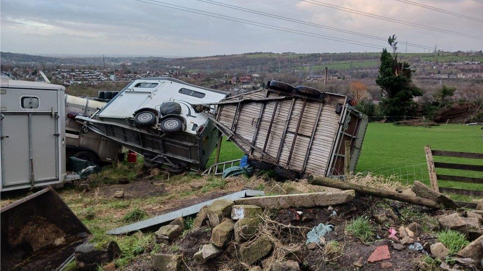 Stalybridge tornado damage