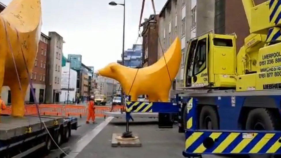 Super Lambanana sculpture