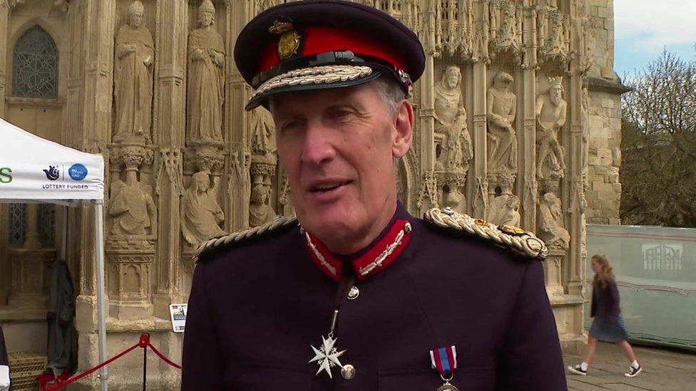 David Fursdon, Lord Lieutenant of Devon