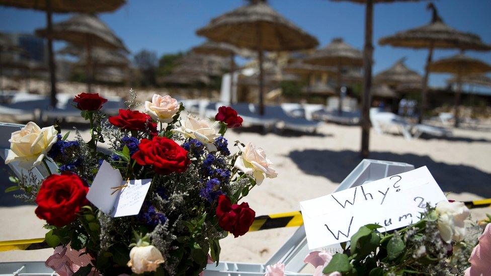 flowers at Sousse beach