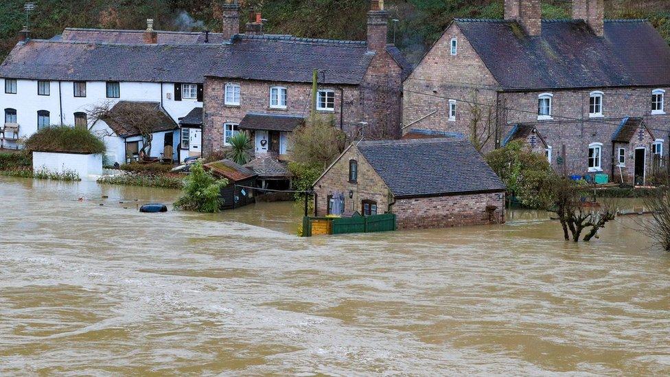 Flooding in Ironbridge