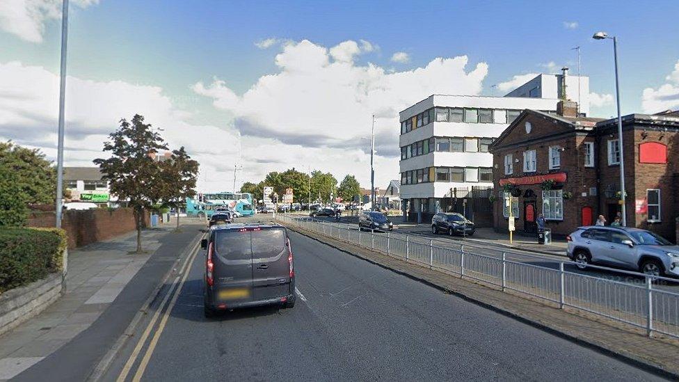 junction of Marsh Lane and Stanley Road