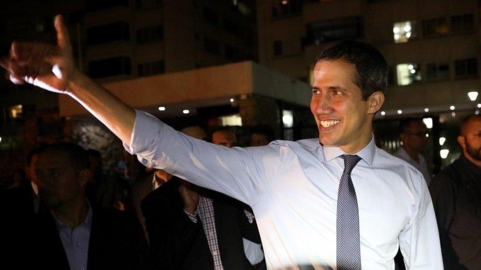 Venezuelan opposition leader Juan Guaido