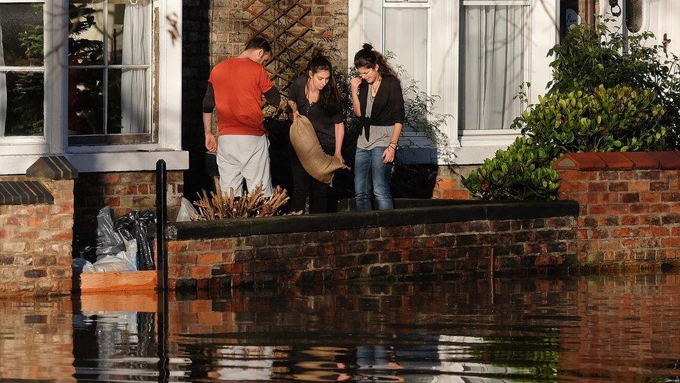 Flooding in York