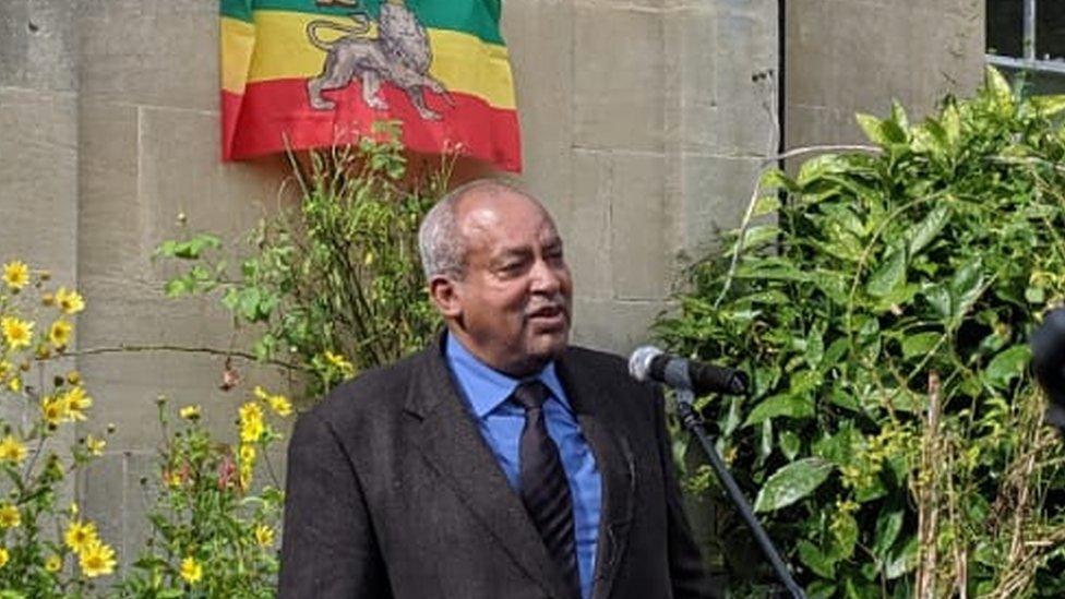 Haile Selassie's grandson Prince Michael Mekonnen