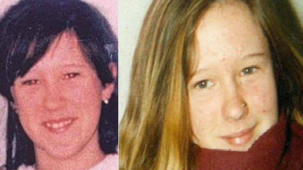 Two photos of Jaime Cheesman taken around the time she disappeared