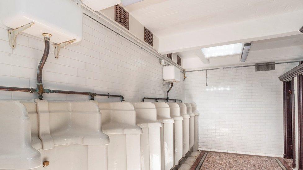 restored toilets