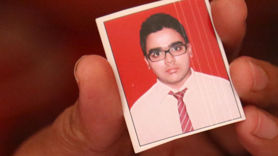 A photo of Vinay Jindal who was killed in a hit-and-run accident