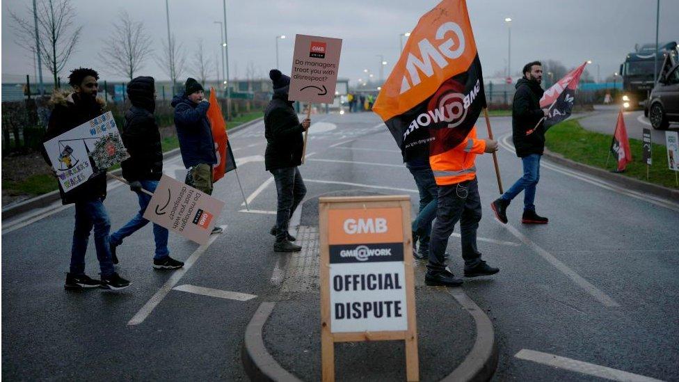 Amazon workers in Coventry