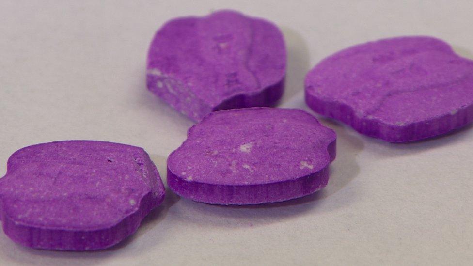 Purple pills