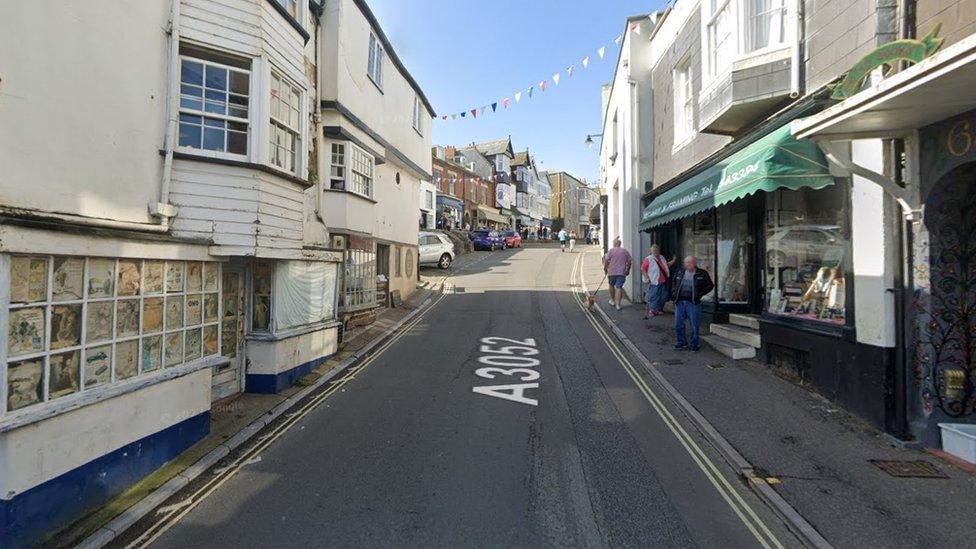 Broad Street in Lyme Regis