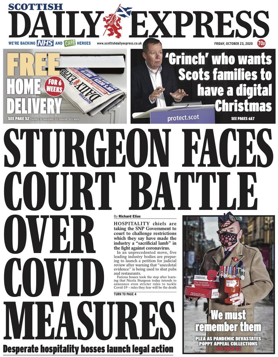 Express front page