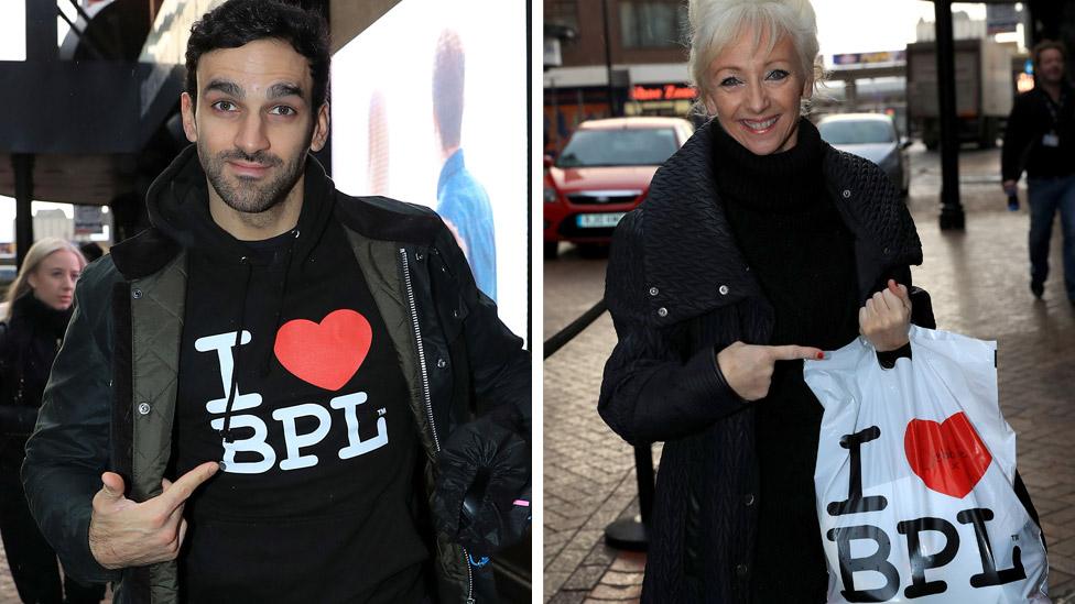 Davood Ghadami and Debbie McGee in Blackpool