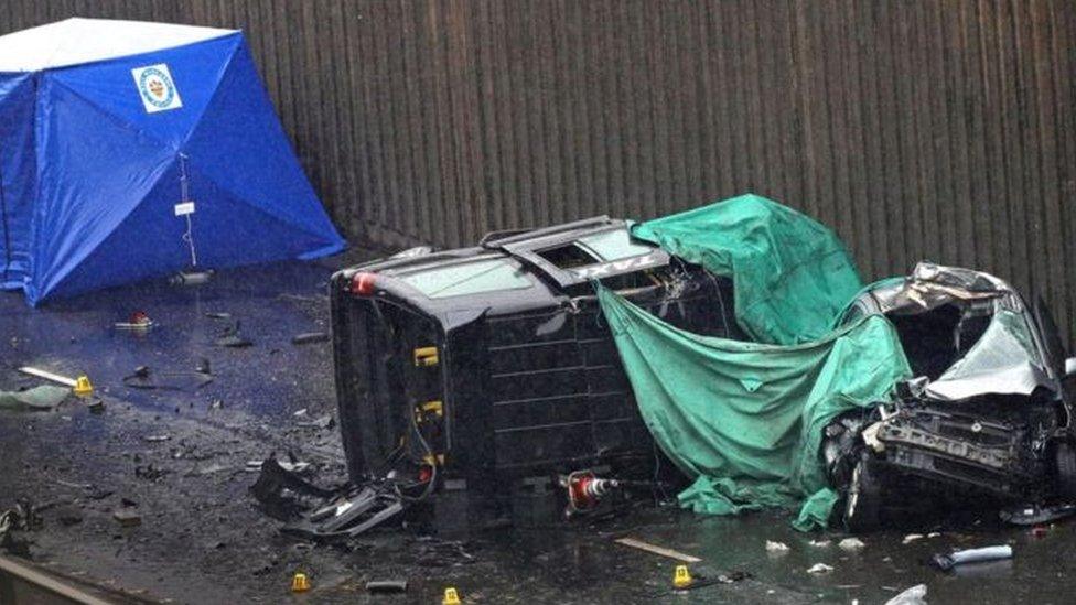 Belgrave Middleway at the time of the fatal crash