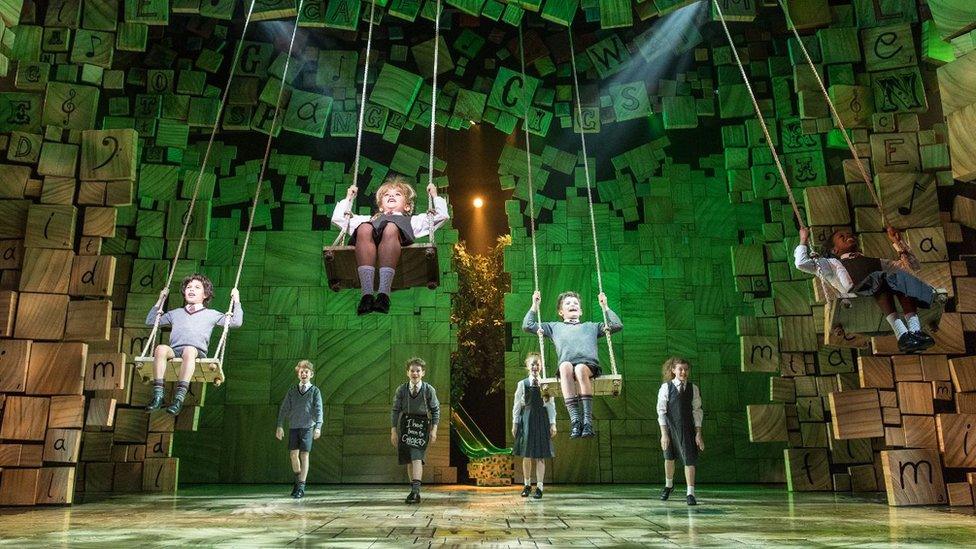 A scene from Matilda the Musical