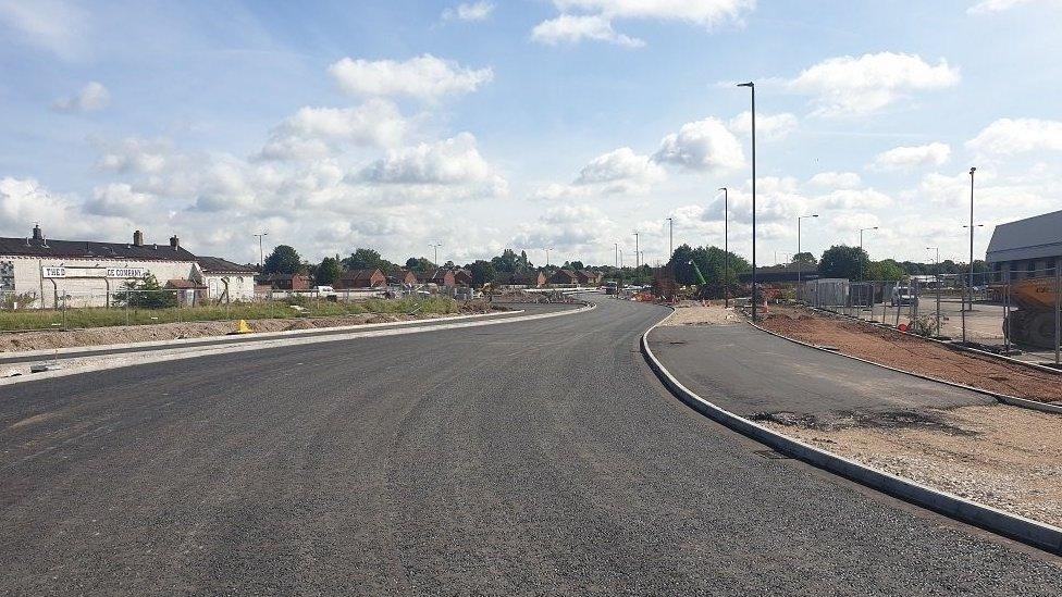 A52 Wyvern Way slip road