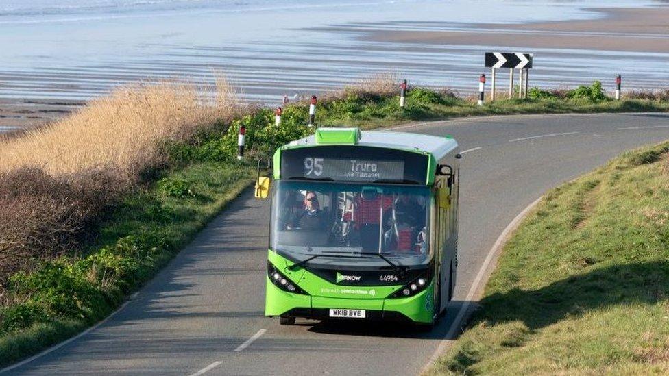 Bus in Cornwall