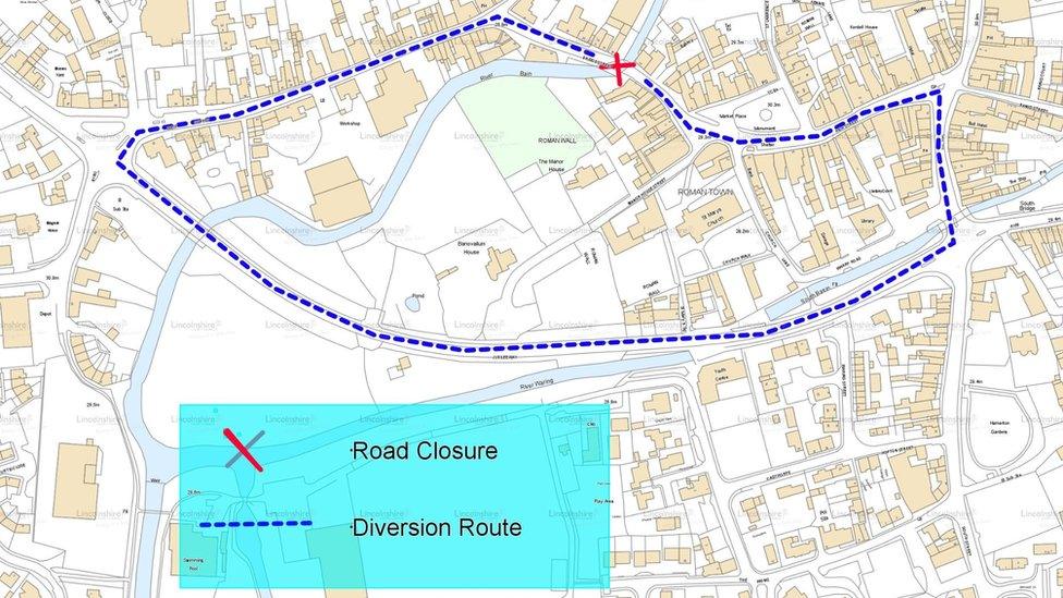 Diversion map