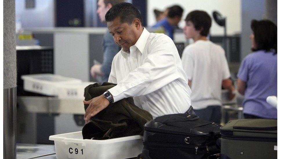 Man at airport