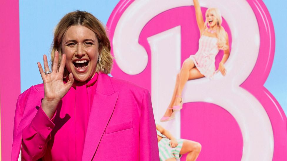 Greta Gerwig at Barbie premiere