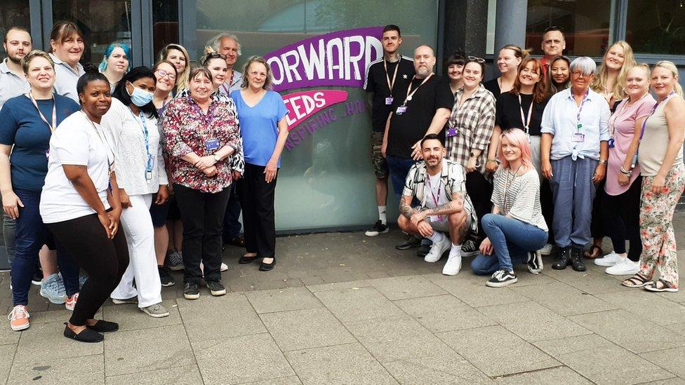 Staff at Forward Leeds, Kirkgate, Leeds