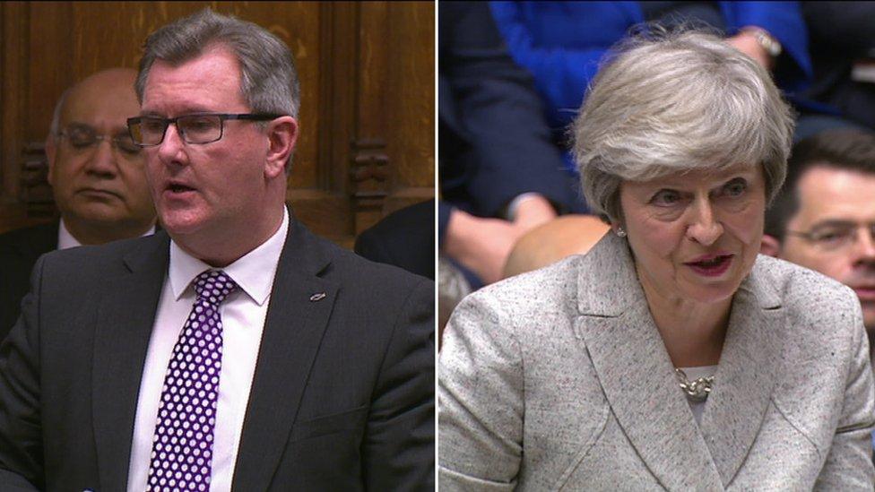 Jeffrey Donaldson and Theresa May