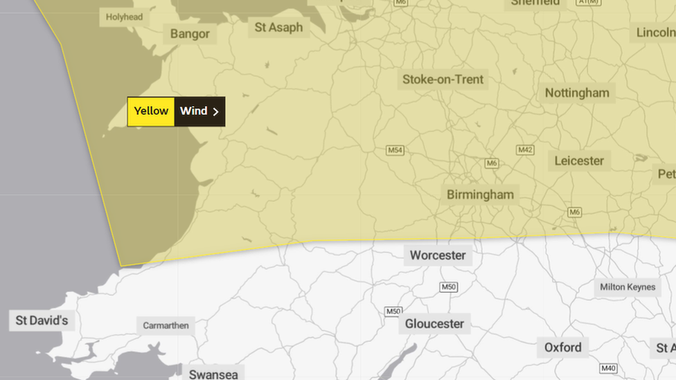 Met Office weather map