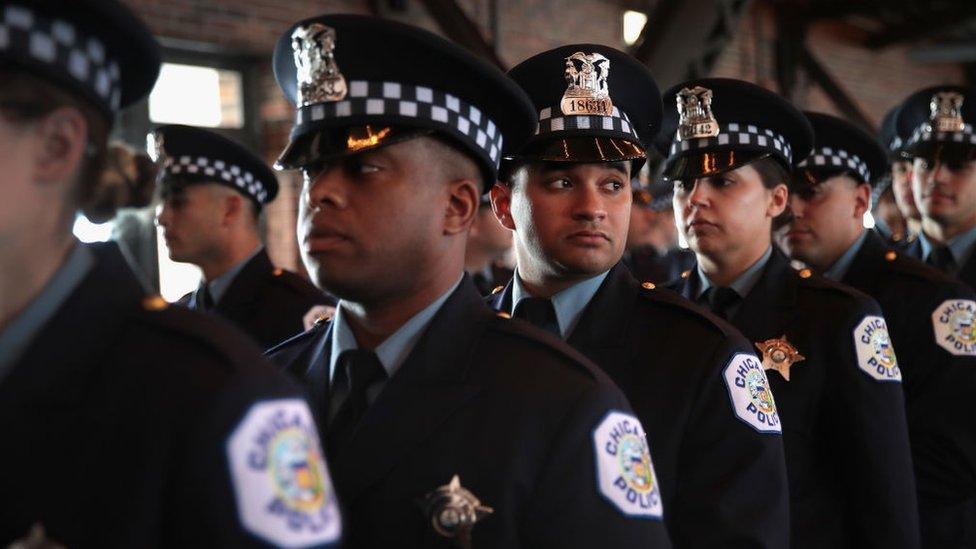 Chicago police graduation ceremony