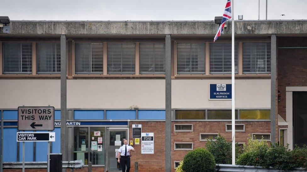 A general view of HMP Long Lartin, near Worcester, where order has been restored after a siege at the prison last night, when a group of inmates took over part of a building, the Ministry of Justice said.