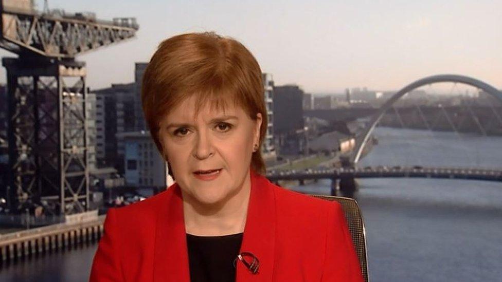 First Minister Nicola Sturgeon