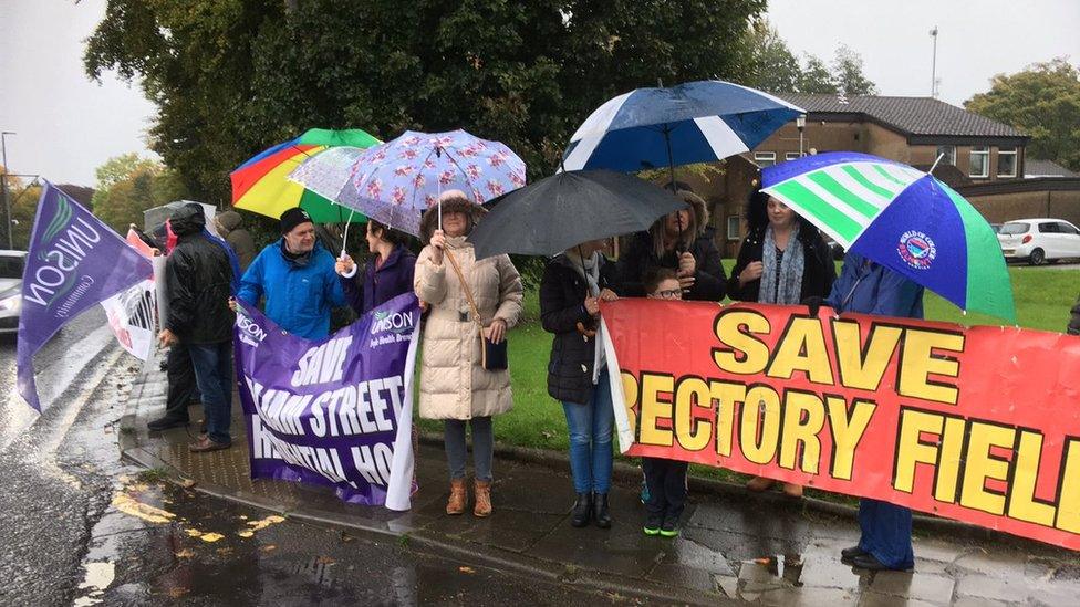 Derry protest