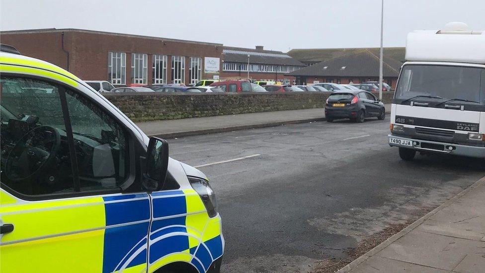 Police outside school