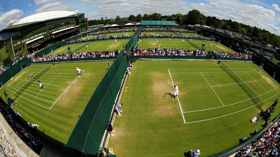 Wimbledon courts