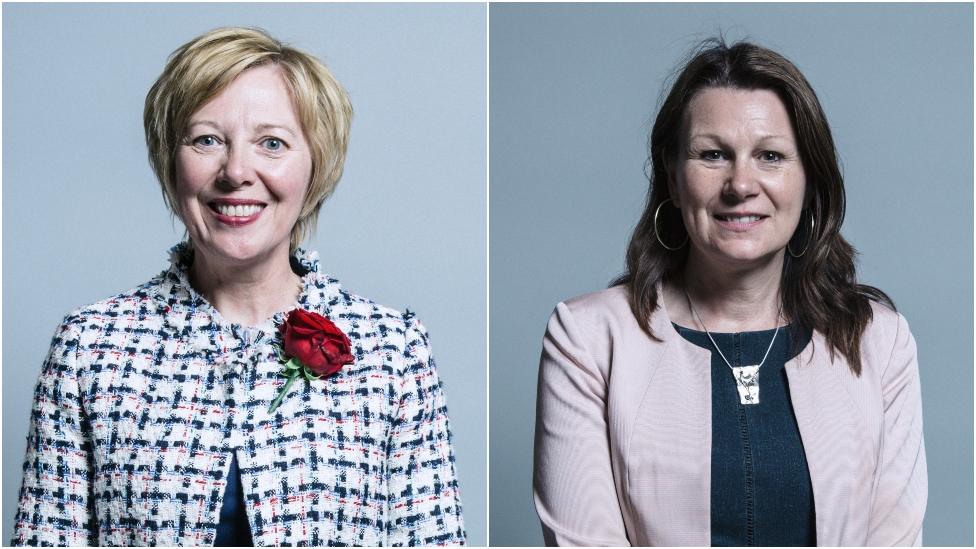 Lesley Laird (left) and Sue Hayman (right)