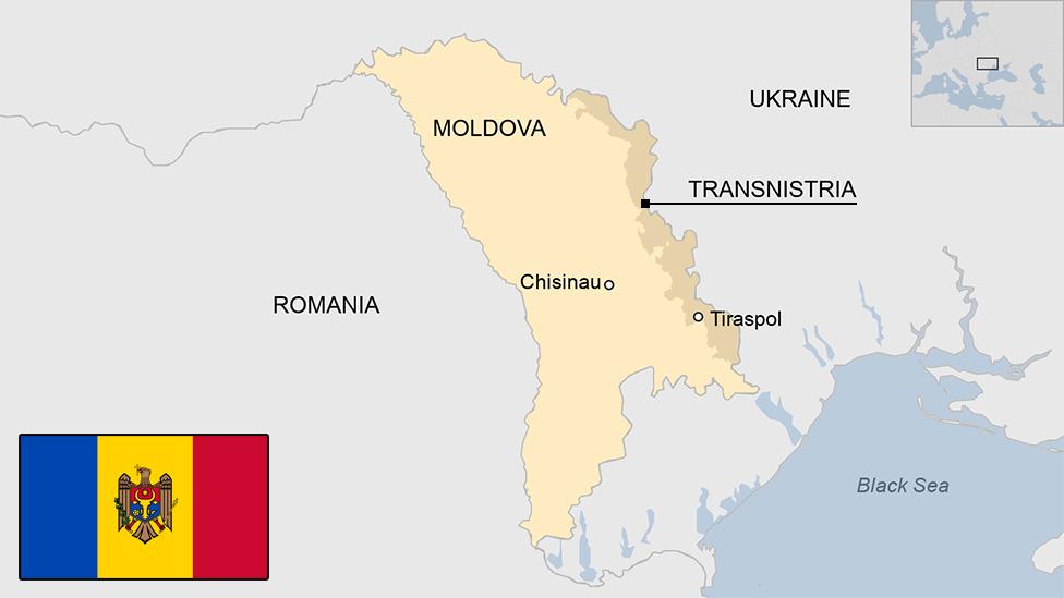 Map of Moldova