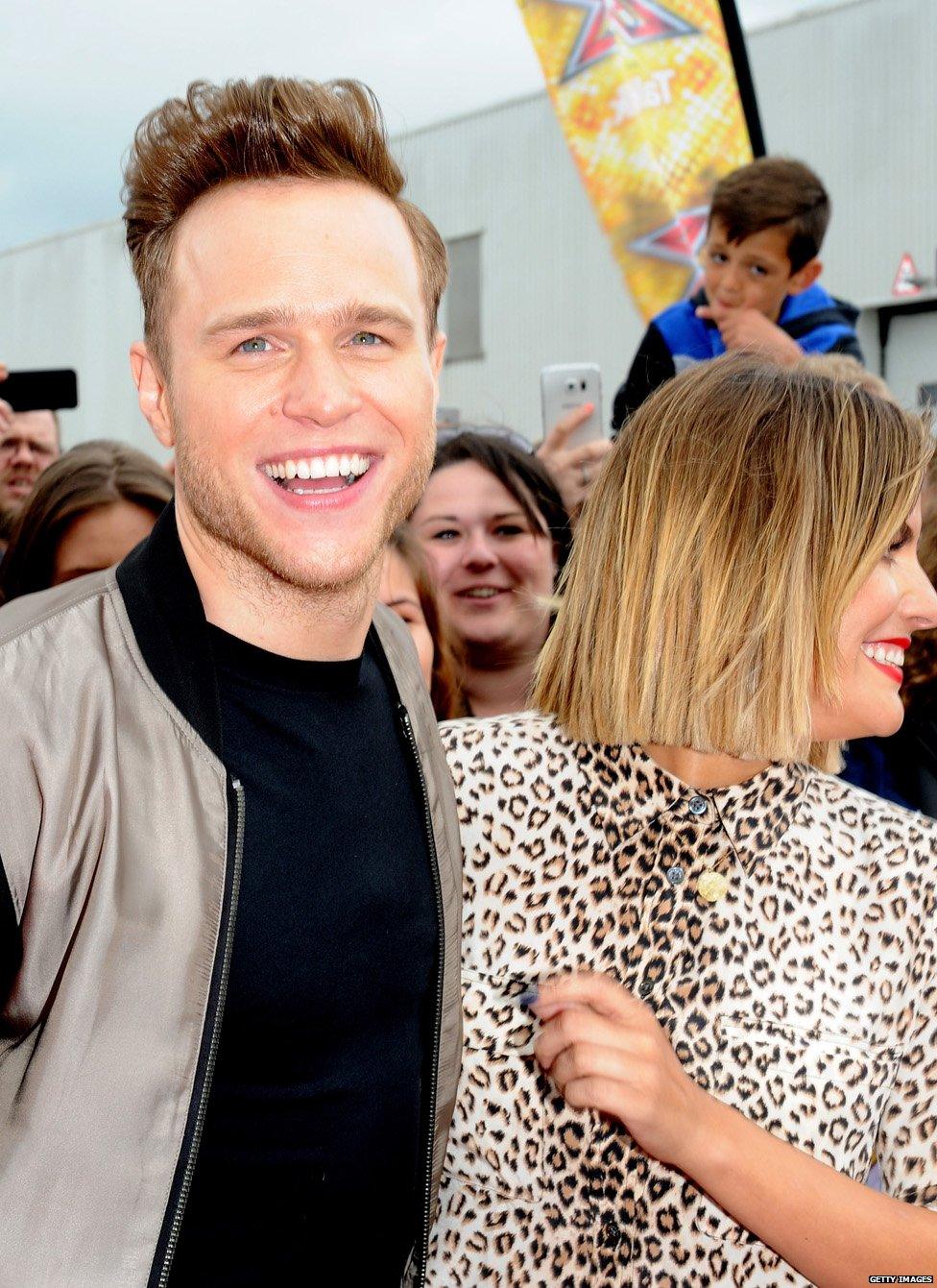 Olly Murs and Caroline Flack