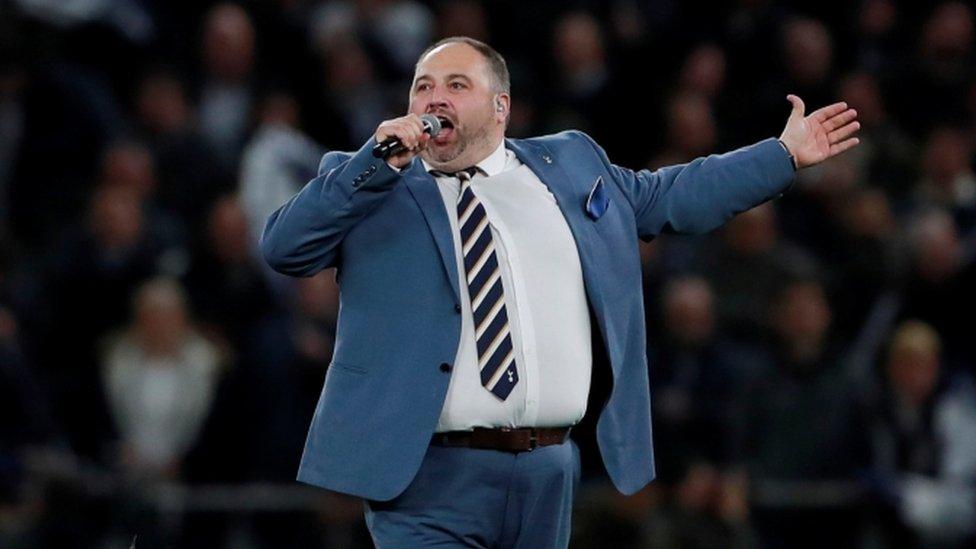 Wynne Evans performs during the opening ceremony