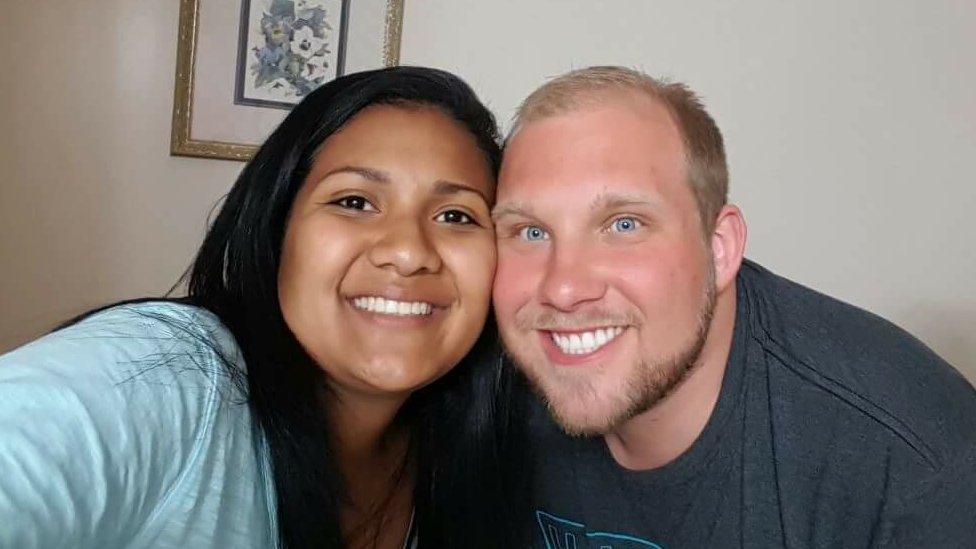 Joshua Holt, 25, and his wife Thamy Candelo pictured together