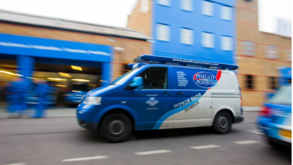 Pimlico Plumbers van