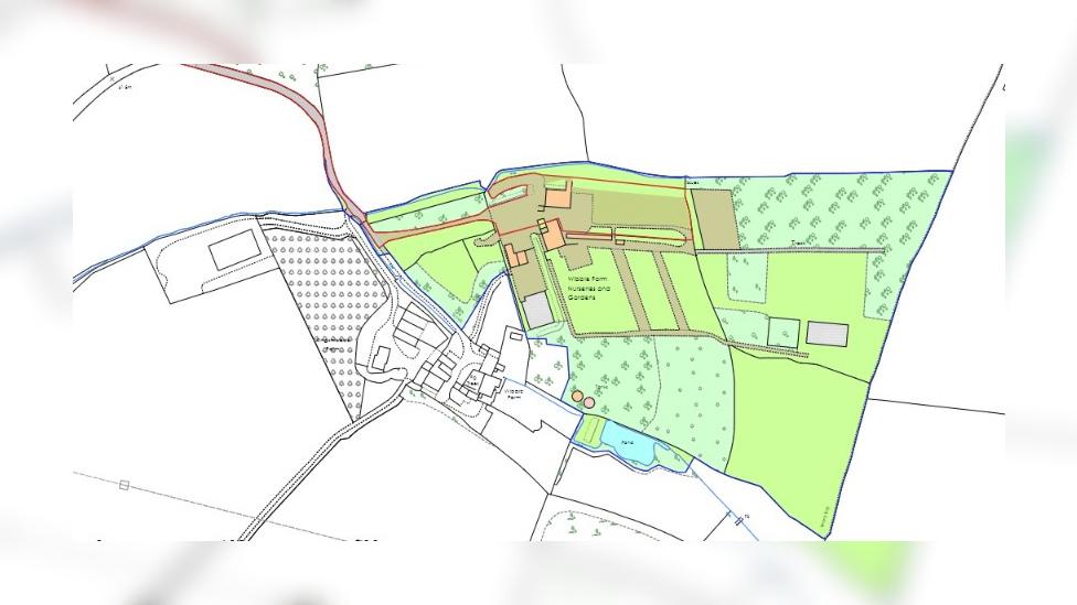 Map of the Wibble Farm Nursery