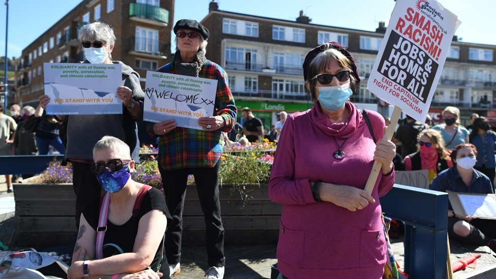 Protest in Dover