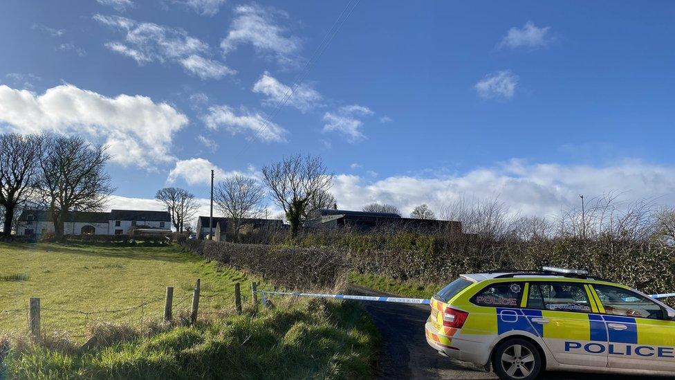 The scene of the incident on the Bankhall Road