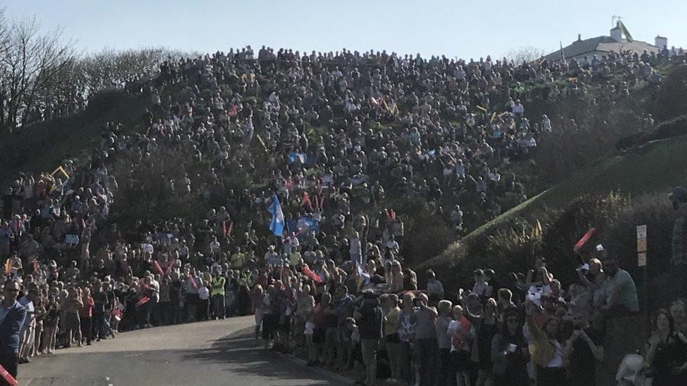 Crowds in Filey