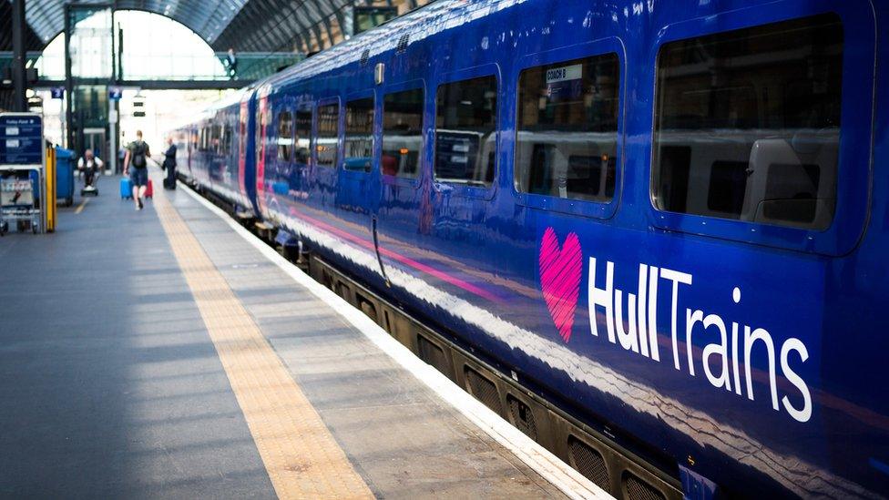 Hull Trains service at Hull Paragon